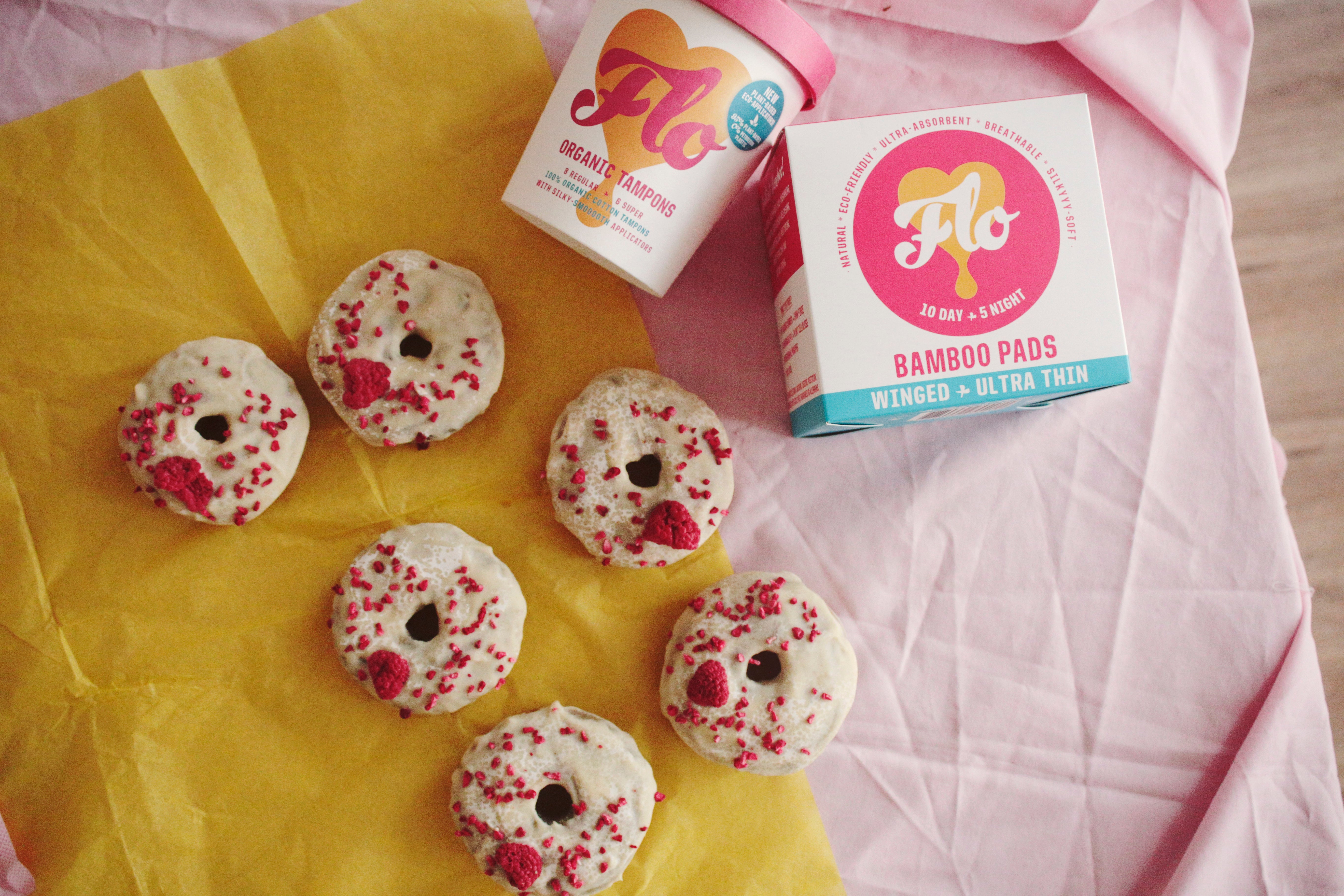 GABBY EDLIN | raspberry and white chocolate donuts (gfo)